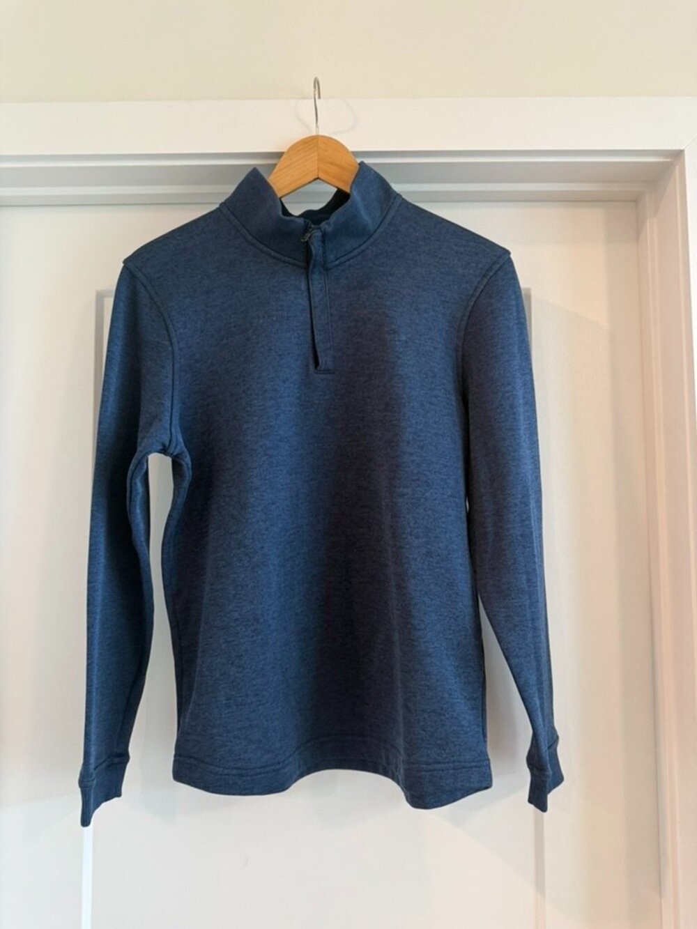 Under Armour ColdGear Blue Quarter Zip Pullover Men’s Medium